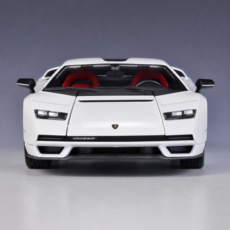 Bburago Lamborghini 2022 Countach LPI800-4 White 1:24 – model wyświetlacza odlewany z odlewu