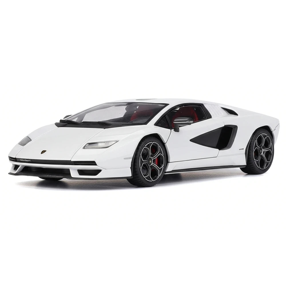 [Bburago] 1:24 Lamborghini 2022 Countach LPI800-4 White Model Car Die-Cast