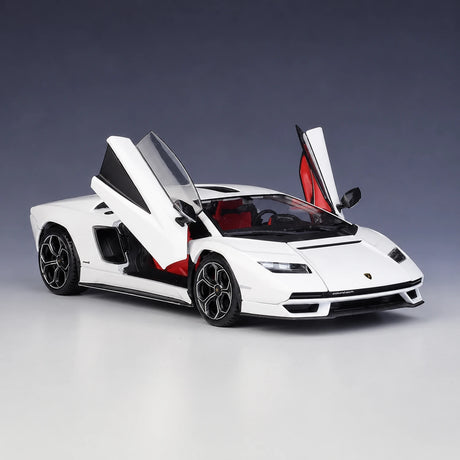 Bburago Lamborghini 2022 Countach LPI800-4 White 1:24 – model wyświetlacza odlewany z odlewu