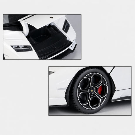 Bburago Lamborghini 2022 Countach LPI800-4 White 1:24 – model wyświetlacza odlewany z odlewu