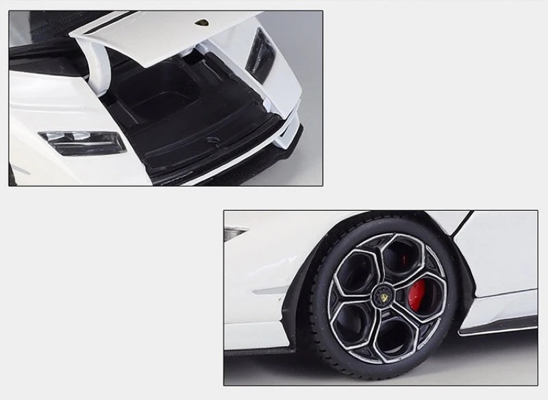 [Bburago] 1:24 Lamborghini 2022 Countach LPI800-4 White Model Car Die-Cast