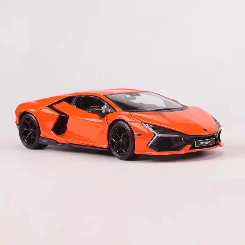 [Bburago] 1:24 Lamborghini 2023 Revuelto Orange Model Car Die-Cast