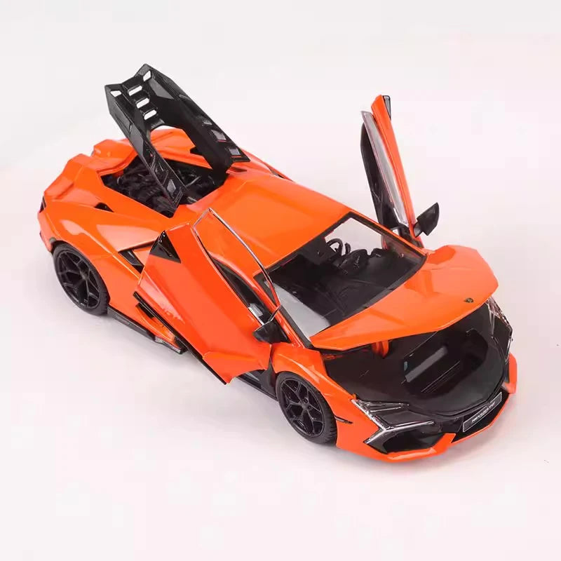 [Bburago] 1:24 Lamborghini 2023 Revuelto Orange Model Car Die-Cast