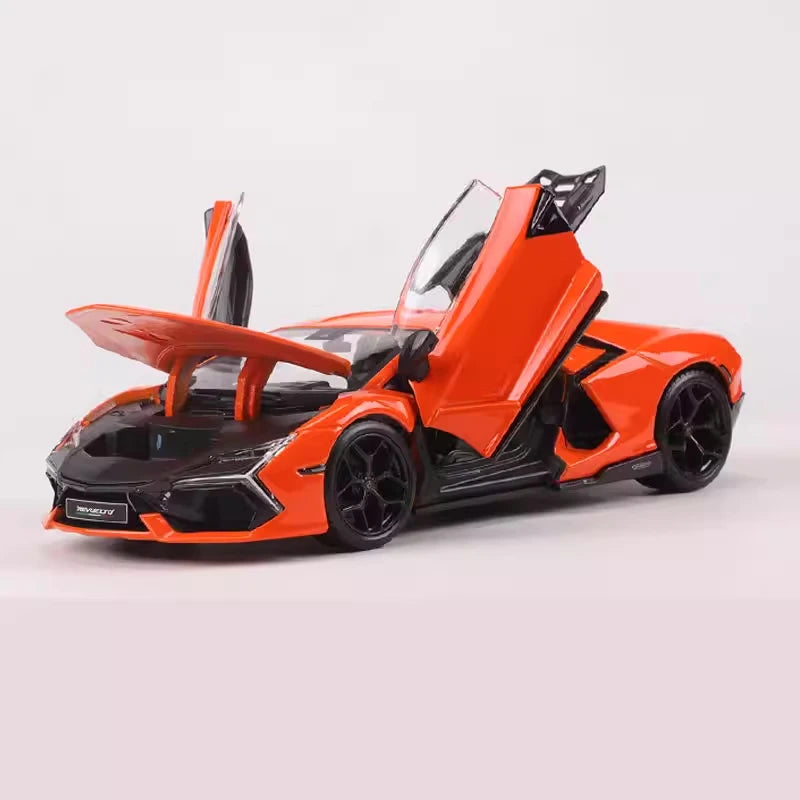 [Bburago] 1:24 Lamborghini 2023 Revuelto Orange Model Car Die-Cast