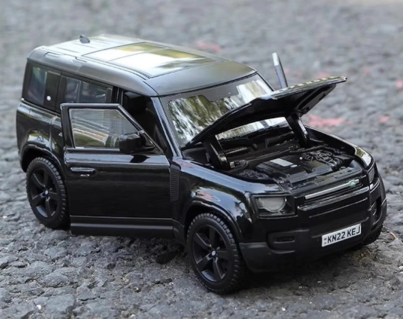 [Bburago] 1:24 Land Rover 2022 Defender 110 Black Model Car Die-Cast