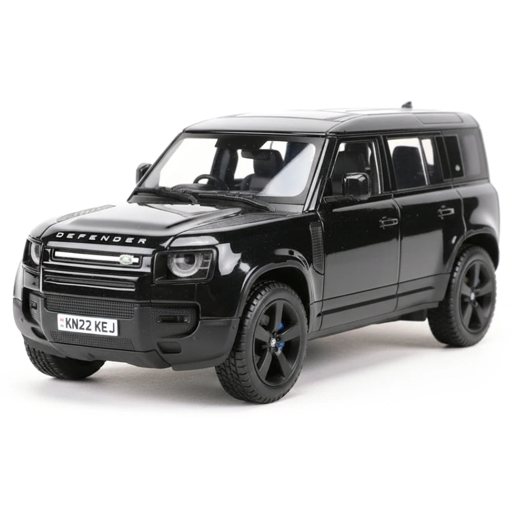 [Bburago] 1:24 Land Rover 2022 Defender 110 Black Model Car Die-Cast
