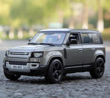[Bburago] 1:24 Land Rover 2022 Defender 110 Gray Model Car Die-Cast