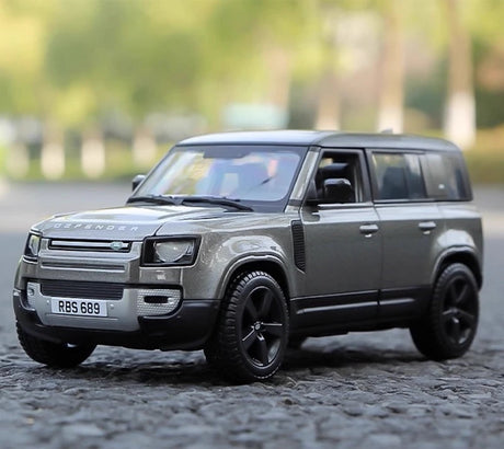 [Bburago] 1:24 Land Rover 2022 Defender 110 Gray Model Car Die-Cast