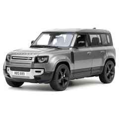 [Bburago] 1:24 Land Rover 2022 Defender 110 grigio modellino di auto Die-Cast
