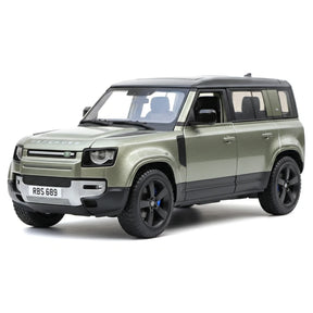 [Bburago] 1:24 Land Rover 2022 Defender 110 Green Model Car Die-Cast