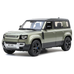 [Bburago] 1:24 Land Rover 2022 Defender 110 Green Model Car Die-Cast