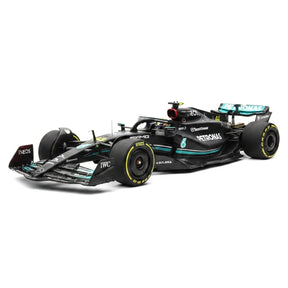 1:24 Mercedes-AMG 2023 W14 E Performance #44 Lewis Hamilton F1 model car by Bburago - view 3