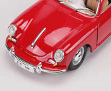 [Bburago] 1:24 Porsche 1961 356B Coupe Red Model Car Die-Cast