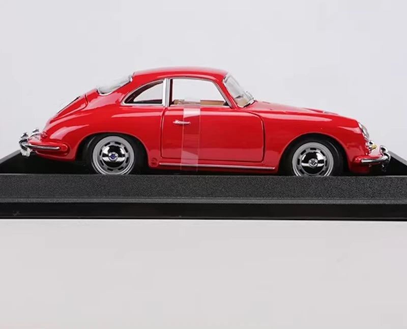 [Bburago] 1:24 Porsche 1961 356B Coupe rosso modellino di auto Die-Cast