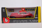 [Bburago] 1:24 Porsche 1961 356B Coupe Red Model Car Die-Cast