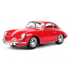 [Bburago] 1:24 Porsche 1961 356B Coupe Red Model Car Die-Cast