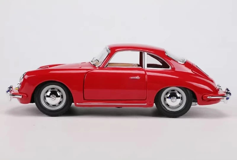[Bburago] 1:24 Porsche 1961 356B Coupe rosso modellino di auto Die-Cast