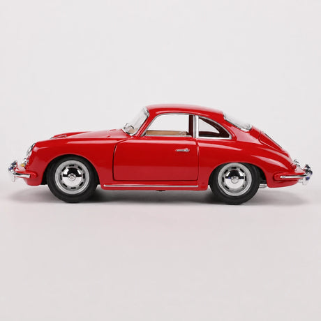 Bburago Porsche 1961 356B Coupe vermelho 1:24 – modelo de exposição em metal fundido