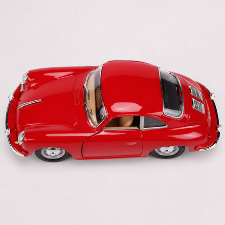 Bburago Porsche 1961 356B Coupe vermelho 1:24 – modelo de exposição em metal fundido