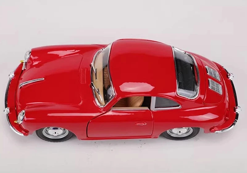 [Bburago] 1:24 Porsche 1961 356B Coupe rosso modellino di auto Die-Cast