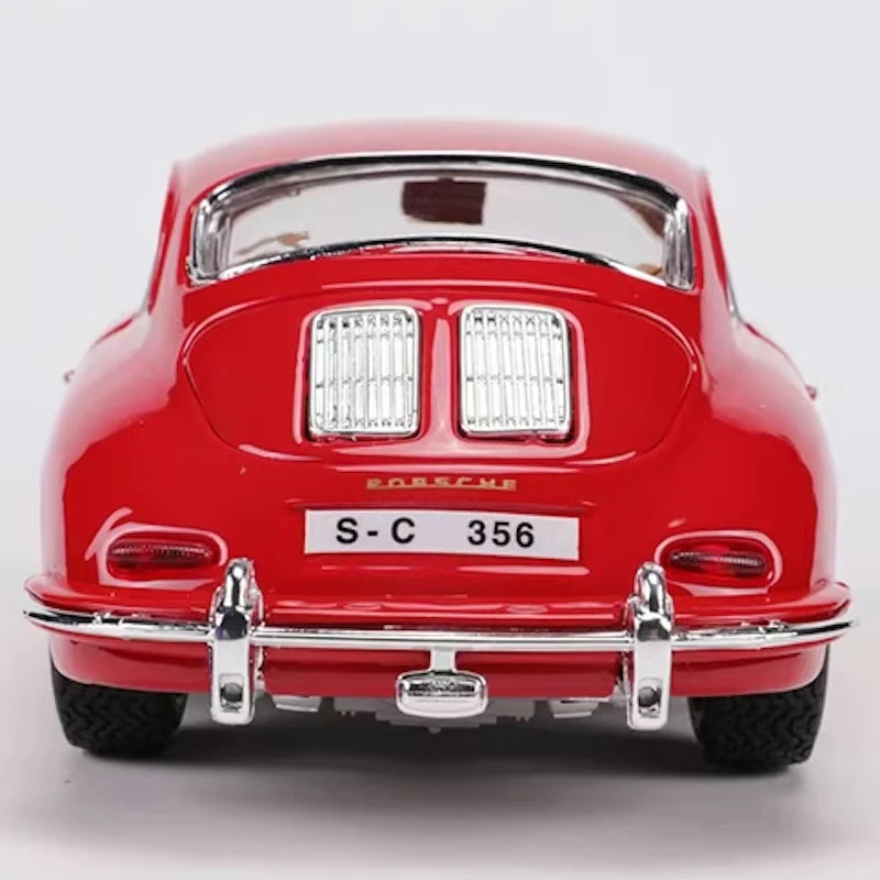 [Bburago] 1:24 Porsche 1961 356B Coupe Red Model Car Die-Cast