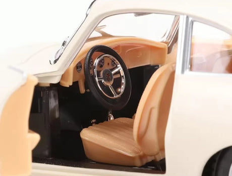 [Bburago] 1:24 Porsche 1961 356B Coupe White Model Car Die-Cast