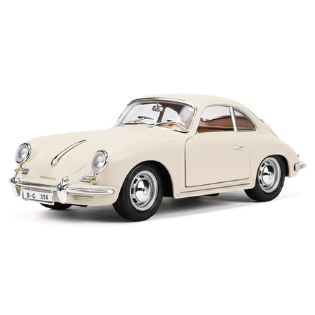 [Bburago] 1:24 Porsche 1961 356B Coupe White Model Car Die-Cast