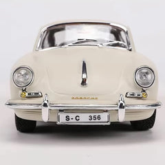 [Bburago] 1:24 Porsche 1961 356B Coupe White Model Car Die-Cast