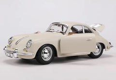 [Bburago] 1:24 Porsche 1961 356B Coupe White Model Car Die-Cast
