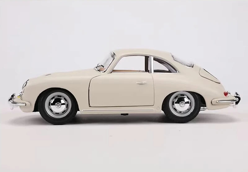 [Bburago] 1:24 Porsche 1961 356B Coupe White Model Car Die-Cast