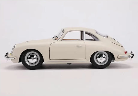 [Bburago] 1:24 Porsche 1961 356B Coupe White Model Car Die-Cast