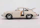 [Bburago] 1:24 Porsche 1961 356B Coupe White Model Car Die-Cast