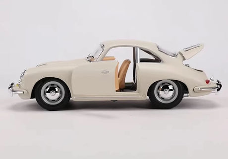[Bburago] 1:24 Porsche 1961 356B Coupe White Model Car Die-Cast