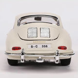 [Bburago] 1:24 Porsche 1961 356B Coupe White Model Car Die-Cast