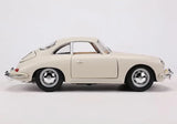 [Bburago] 1:24 Porsche 1961 356B Coupe White Model Car Die-Cast