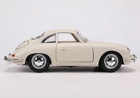 [Bburago] 1:24 Porsche 1961 356B Coupe White Model Car Die-Cast