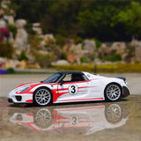 [Bburago] 1:24 Porsche 2013 918 Spyder Weissach Förpackning modellbil Die-Cast