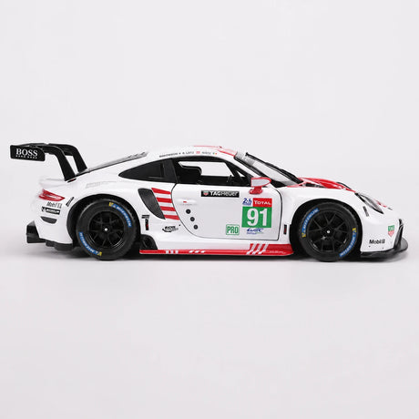 Bburago Porsche 2018 911 RSR #91 Le Mans 1:24 modelo de exposição em metal fundido - vista 11