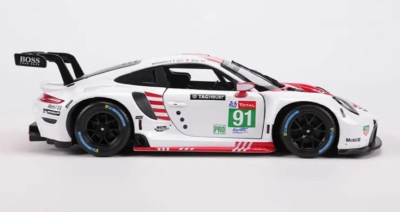 [Bburago] 1:24 Porsche 2018 911 RSR #91 Le Mans Model Car Die-Cast