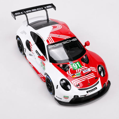 Bburago Porsche 2018 911 RSR #91 Le Mans 1:24 modelo de exposição em metal fundido - ver 14
