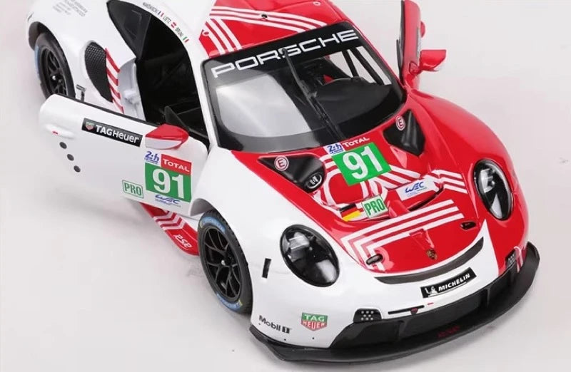 [Bburago] 1:24 Porsche 2018 911 RSR #91 Le Mans Model Car Die-Cast