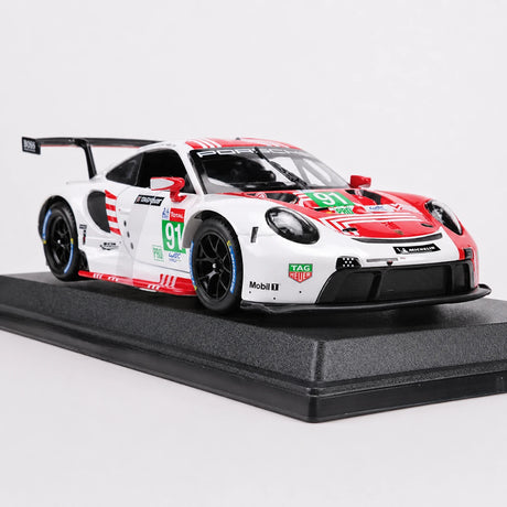 Bburago Porsche 2018 911 RSR #91 Le Mans 1:24 modelo de exposição em metal fundido - vista 17