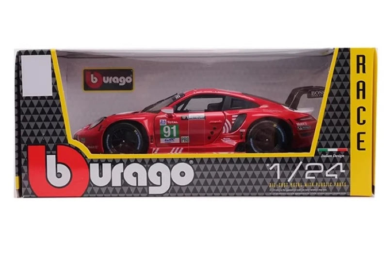 [Bburago] 1:24 Porsche 2018 911 RSR #91 Le Mans modelauto Die-Cast