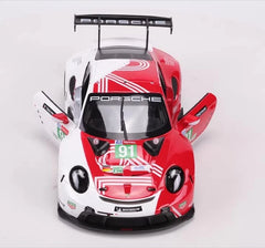 [Bburago] 1:24 Porsche 2018 911 RSR #91 Le Mans Model Car Die-Cast