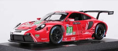 [Bburago] 1:24 Porsche 2018 911 RSR #91 Le Mans Model Car Die-Cast