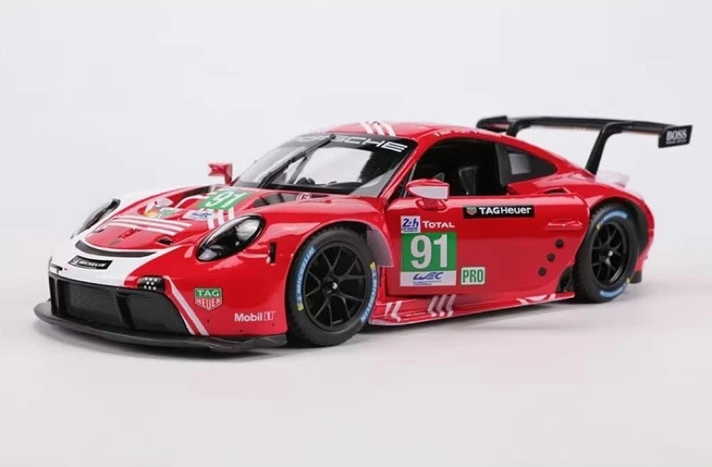 [Bburago] 1:24 Porsche 2018 911 RSR #91 Le Mans Model Car Die-Cast