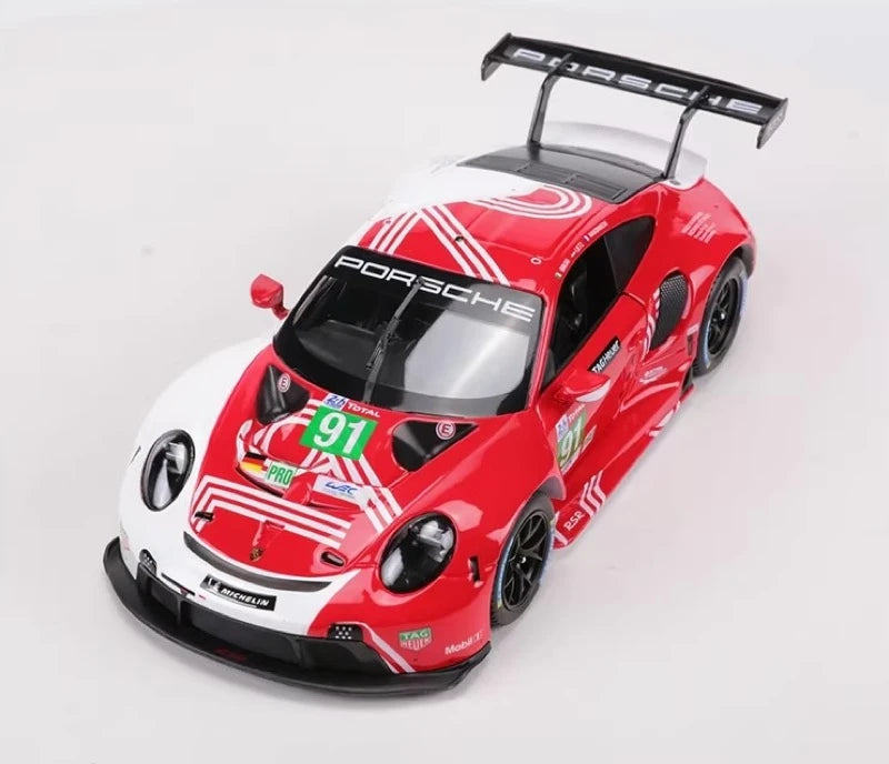 [Bburago] 1:24 Porsche 2018 911 RSR #91 Le Mans Model Car Die-Cast