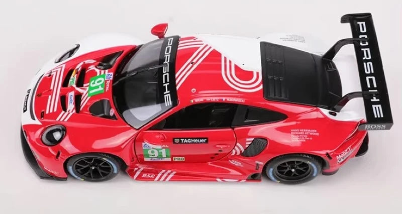 [Bburago] 1:24 Porsche 2018 911 RSR #91 Le Mans modelauto Die-Cast