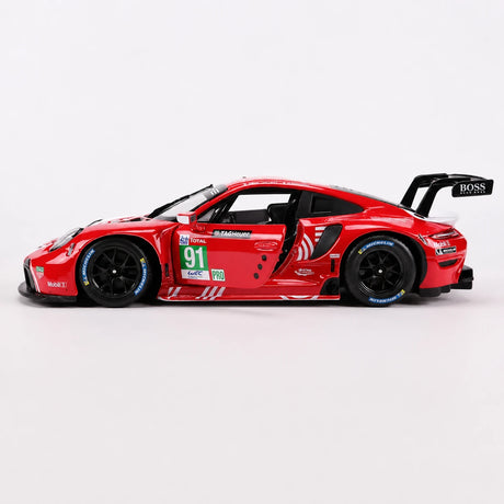 Bburago Porsche 2018 911 RSR #91 Le Mans 1:24 modelo de exposição em metal fundido - vista 9