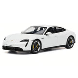 [Bburago] 1:24 Porsche 2019 Taycan Turbo S White Model Car Die-Cast